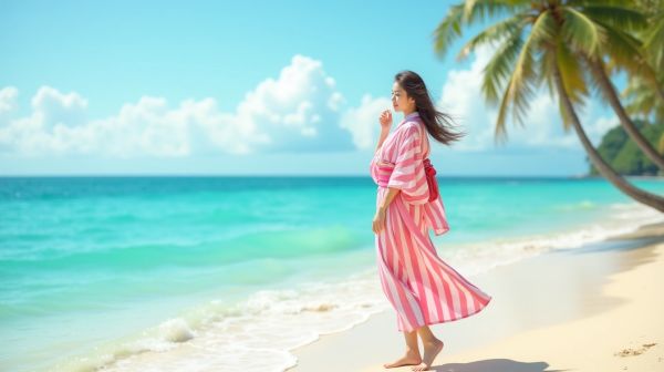 Un kimono de plage féminin pour allier confort et style